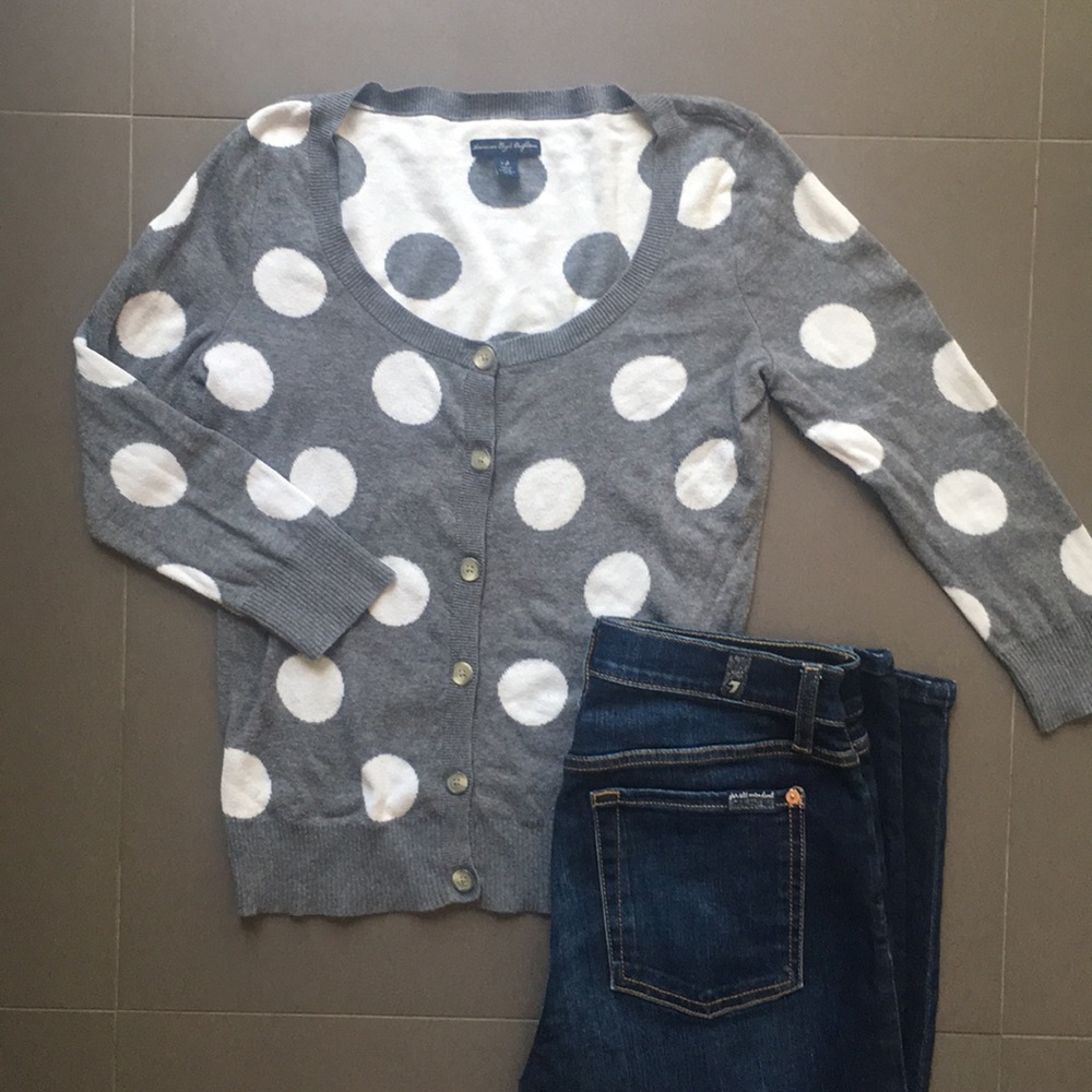 Polka Dot Cardigan